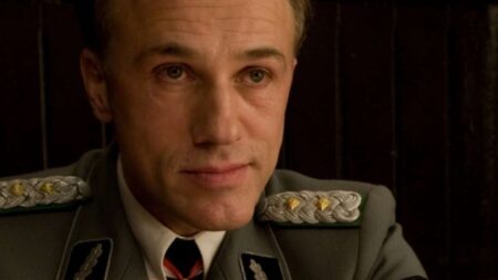 Christoph Waltz em Bastardos Inglorios Divulgacao