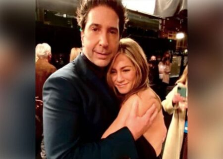 David Schwimmer e Jennifer Aniston Reproducao