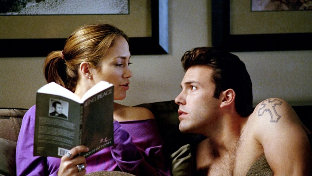 Jennifer Lopez e Ben Affleck em Contato de Risco