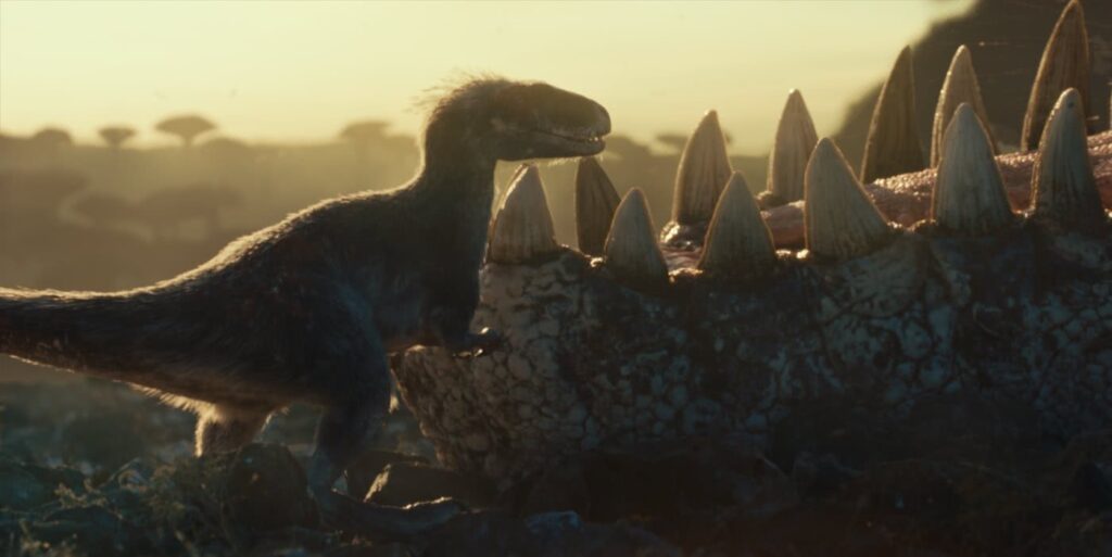 Phil Lord quer seu próprio dino híbrido em Jurassic World: Dominion Cena de abertura de Jurassic World: Dominion (Reprodução / Universal)
