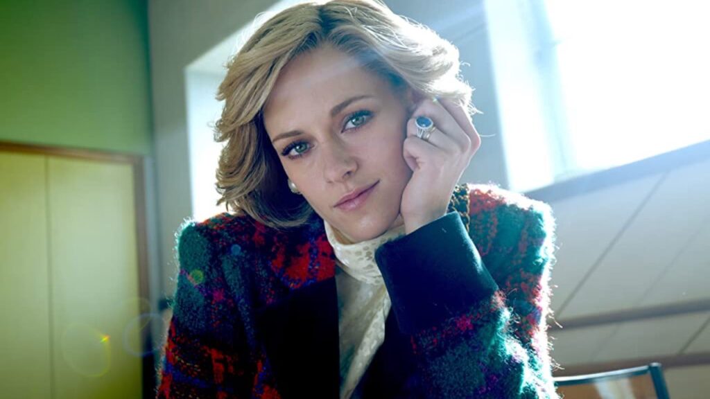 Lady Di (Kristen Stewart) em Spencer (Divulgação)