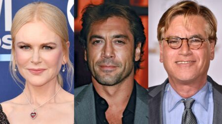 Nicole Kidman Javier Barden e Aaron Sorkin