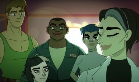 Cena de Q-Force (Reprodução / Netflix)