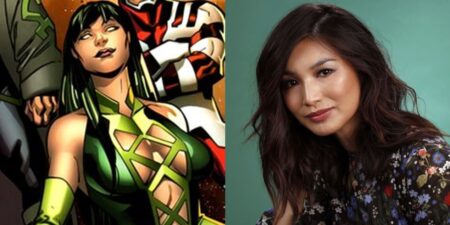 Tudo que você precisa saber sobre Sersi, de Os Eternos Sersi nos quadrinhos da Marvel e Sersi (Gemma Chan) em Os Eternos (Montagem Reprodução)