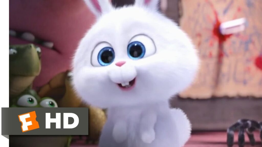 5 animais do cinema que todo mundo queria ter como pet Snowball em Pets - A vida secreta dos bichos (Reprodução)