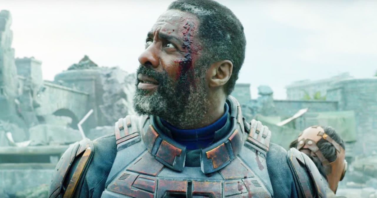 Sanguinário (Idris Elba) em O Esquadrão Suicida (Reprodução / DC)