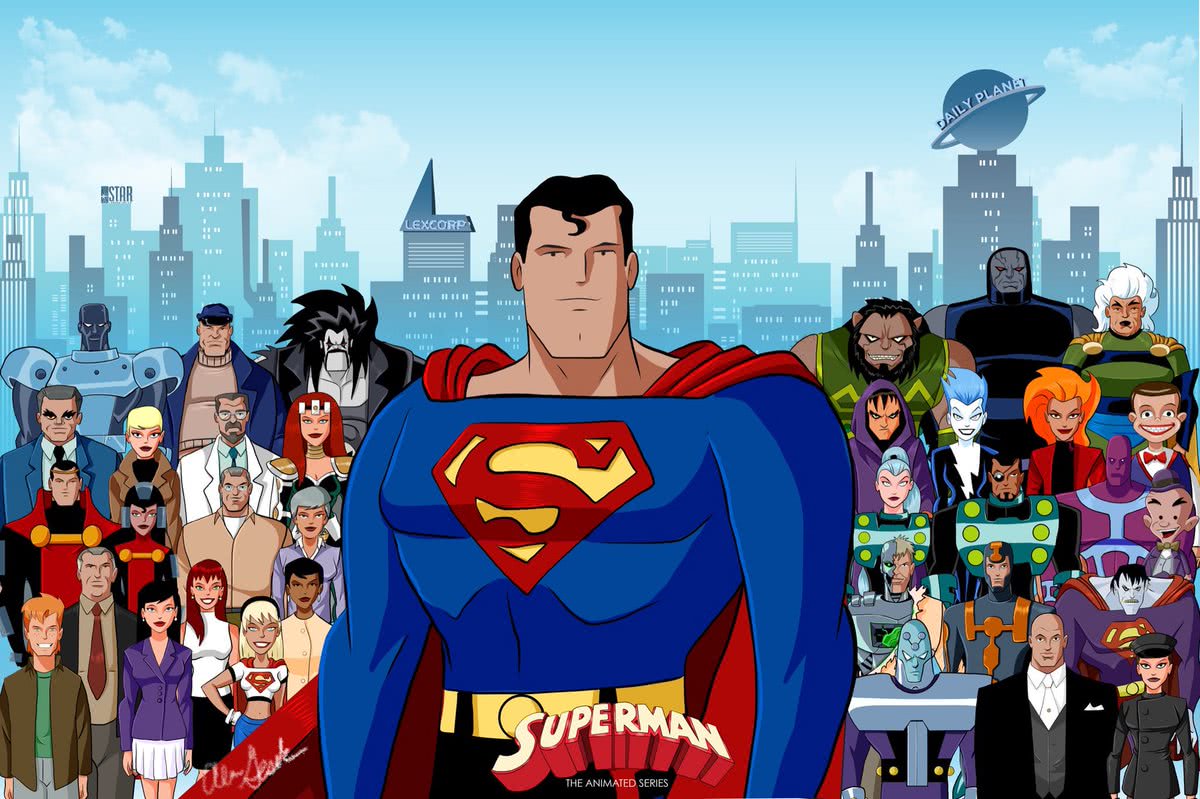 Superman A Serie Animada Divulgacao