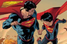 Superman e Superboy nos quadrinhos da DC (Reprodução)