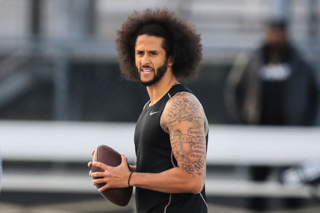 Série 'Colin em Preto e Branco' vai contar sobre jogador Colin Kaepernick 2 colin kaepernick workout 2019 getty