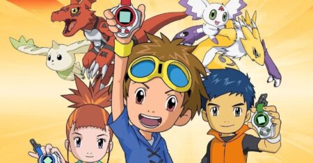 Takato, Rika e Lee em Digimon Tamers (Divulgação)