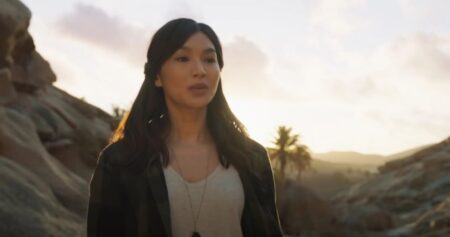 Gemma Chan como Sersi em Eternos (Reprodução / Marvel)