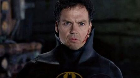 Michael Keaton como Batman (Reprodução)