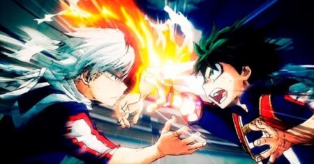 Shoto e Izuku em My Hero Academia (Reprodução)