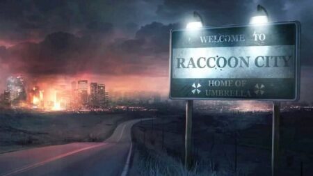 Veja as primeiras imagens de Resident Evil: Bem-vindo a Raccoon City raccoon city placa