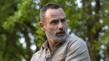 Rick Grimes (Andrew Lincoln) em The Walking Dead (Reprodução / AMC)