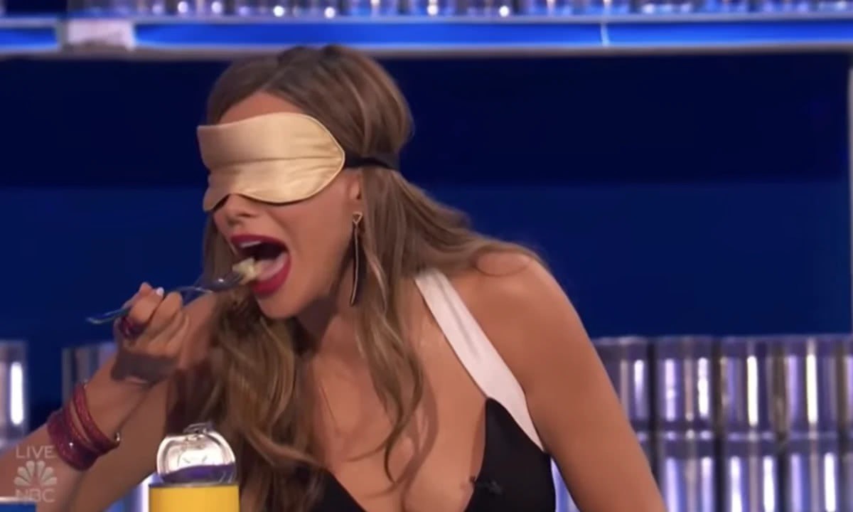 sofia vergara almost eats brawn on agt