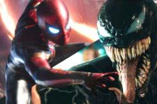 Montagem de Homem-Aranha e Venom (