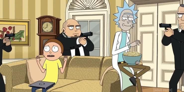 Cena de Rick and Morty (Reprodução)