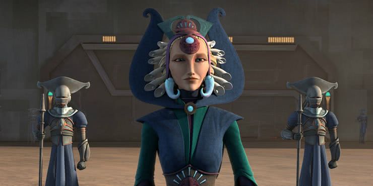 Conheça os personagens principais de The Clone Wars 5 Duchess Satine Kryze em The Clone Wars (Reprodução)