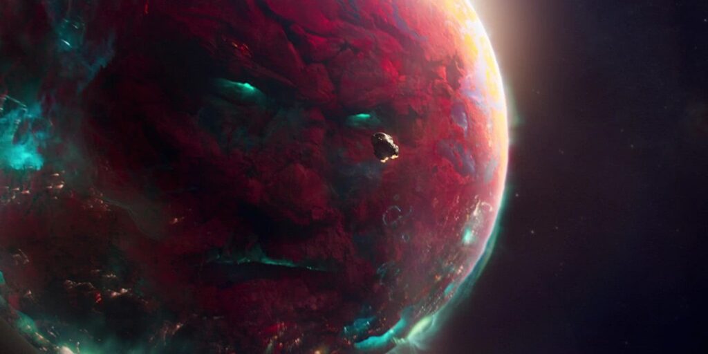 Futuro do MCU pode apresentar mais planetas alienígenas Ego em Guardiões da Galáxia vol. 2 (Reprodução / Marvel)