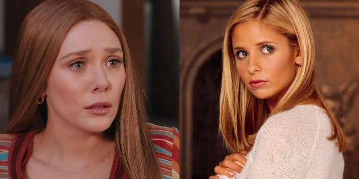 Elizabeth Olsen e Sarah Michelle Gellar (Montagem Reprodução)