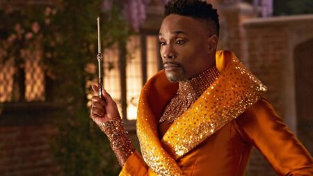 Conheça os personagens de Cinderela da Prime Video Fabuloso Fado Madrinho (Billy Porter) em Cinderela (Reprodução)