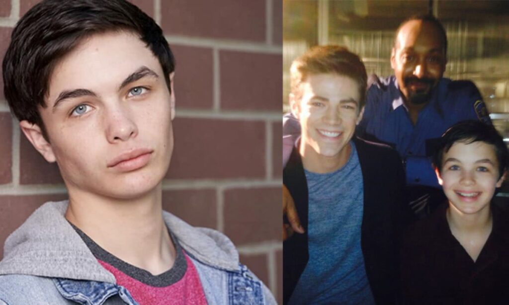 Causa da morte de ator de The Flash é confirmada Logan Williams, Grant Gustin e Jesse L. Martin (Divulgação)
