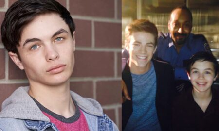 Causa da morte de ator de The Flash é confirmada Logan Williams, Grant Gustin e Jesse L. Martin (Divulgação)