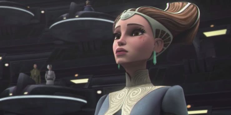 Conheça os personagens principais de The Clone Wars 7 Padmé Amidala em The Clone Wars (Reprodução)