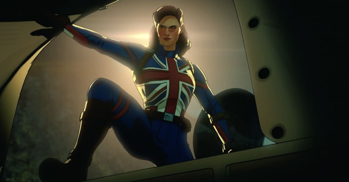 Peggy Carter como Capitã Grã Bretanha em What If... (Reprodução)