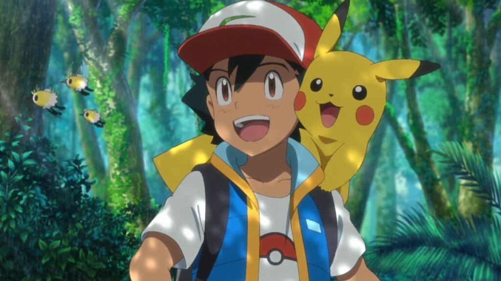 Pokémon, O Filme: Segredos da Selva chega ao Brasil pela Netflix Ash e Pikachu em Pokémon: O Filme - Segredos da Selva (Reprodução)