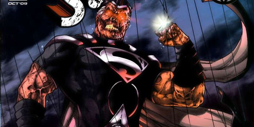 Superman zumbi nos quadrinhos da DC (Reprodução)