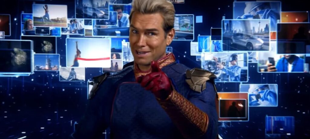 Terceira temporada de The Boys revelará história secreta da Vought Antony Starr como Capitão Pátria (Reprodução)