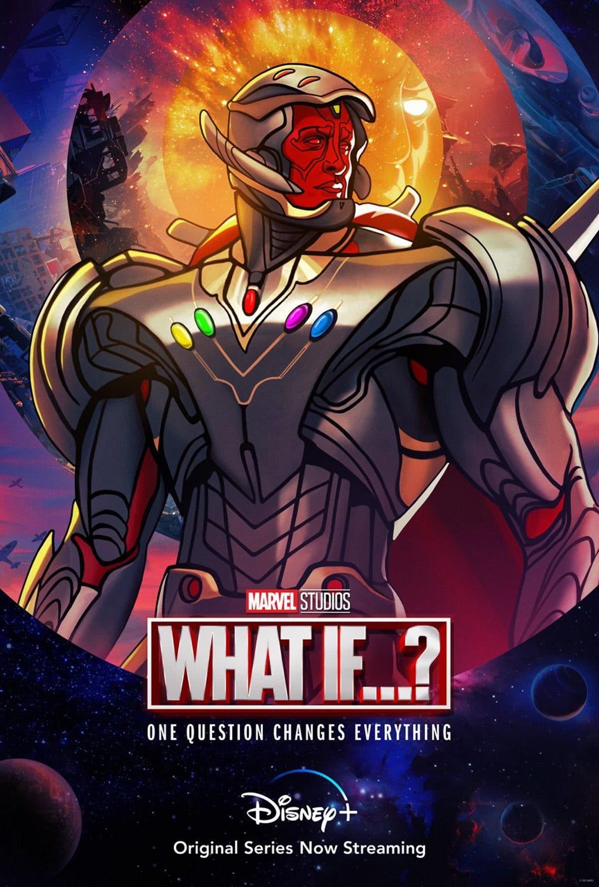 Pôster de Ultron Visão em novo episódio de What If...? é divulgado 2 Ultron Visão em What If... (Divulgação)