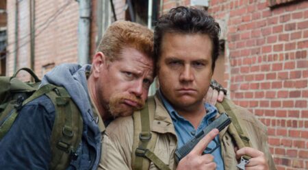 Abraham (Michael Cudlitz) e Eugene (Josh McDermitt) em The Walking Dead (Divulgação / AMC)