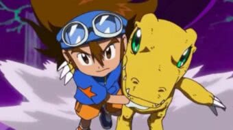 Taichi e Agumon em Digimon Adventure (2020) (Reprodução / Toei Animation)
