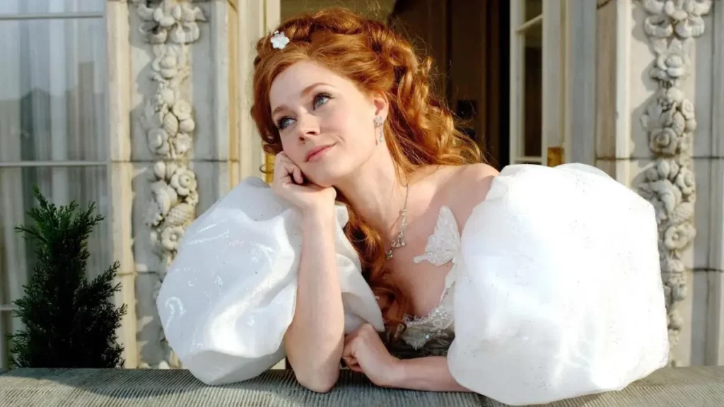 Giselle em cena do filme Encantada (2007).
