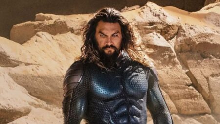 Jason Momoa como Aquaman (Divulgação)