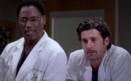 Isaiah Washington e Patrick Dempsey em Grey's Anatomy (Reprodução)