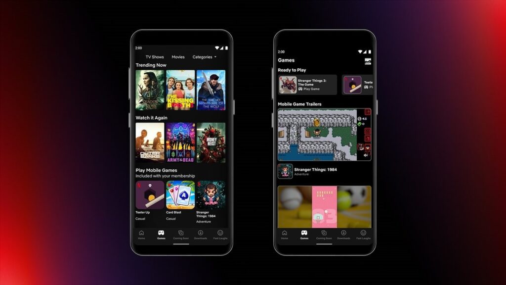 Netflix expande sua distribuição de videogames Divulgação / Netfix