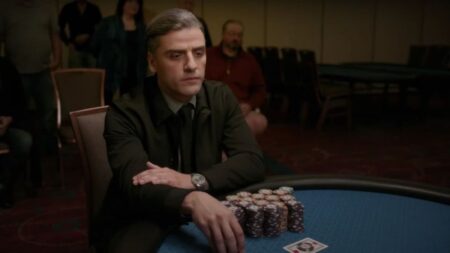 Oscar Isaac em The Card Counter (Reprodução)