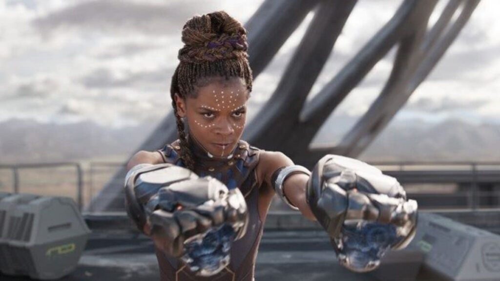 Letitia Wright como Shuri em Pantera Negra (Reprodução / Marvel)