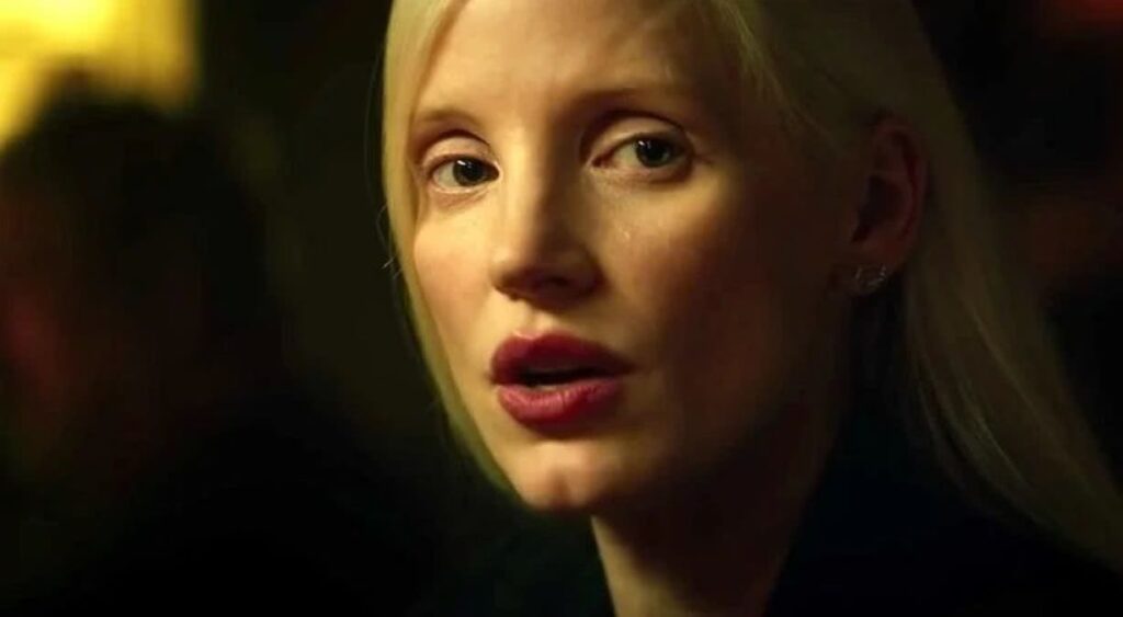 Jessica Chastain não sabia o nome de sua personagem em Fênix Negra Jessica Chastain em X-Men: Fênix Negra (Reprodução / 20th Century Studios)