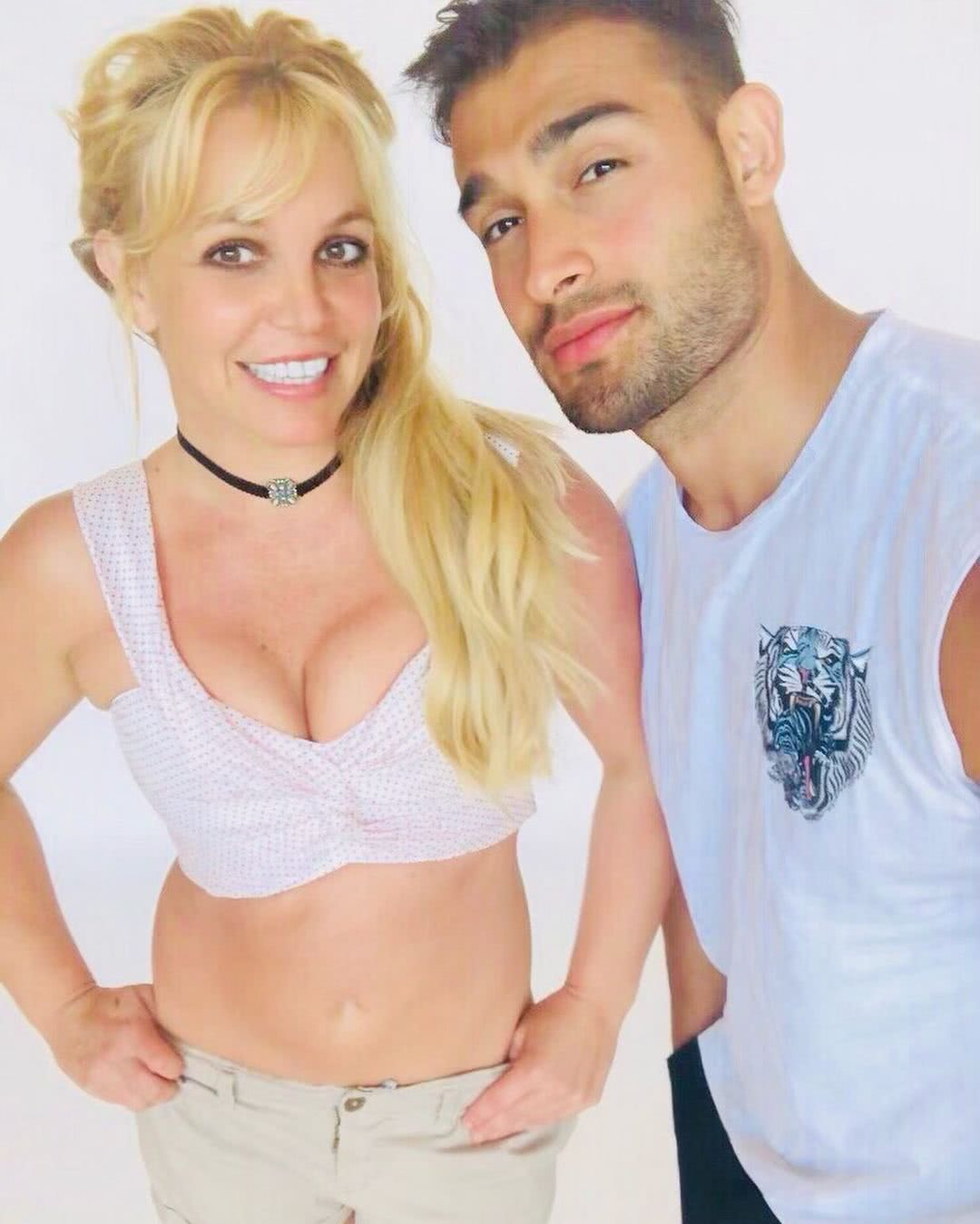 Britney Spears e Sam Asghari (Reprodução/Instagram)