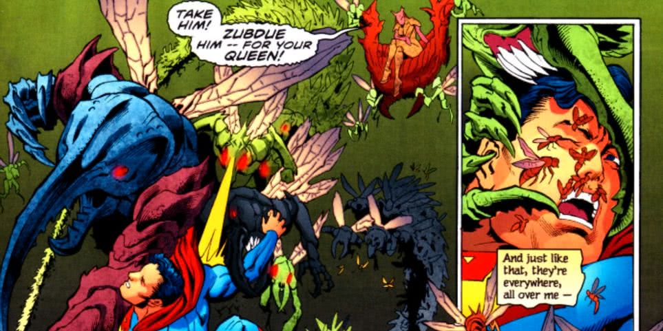 Maiores vilãs femininas do Superman nos quadrinhos 3 A Rainha Inseto nos Quadrinhos (Reprodução)