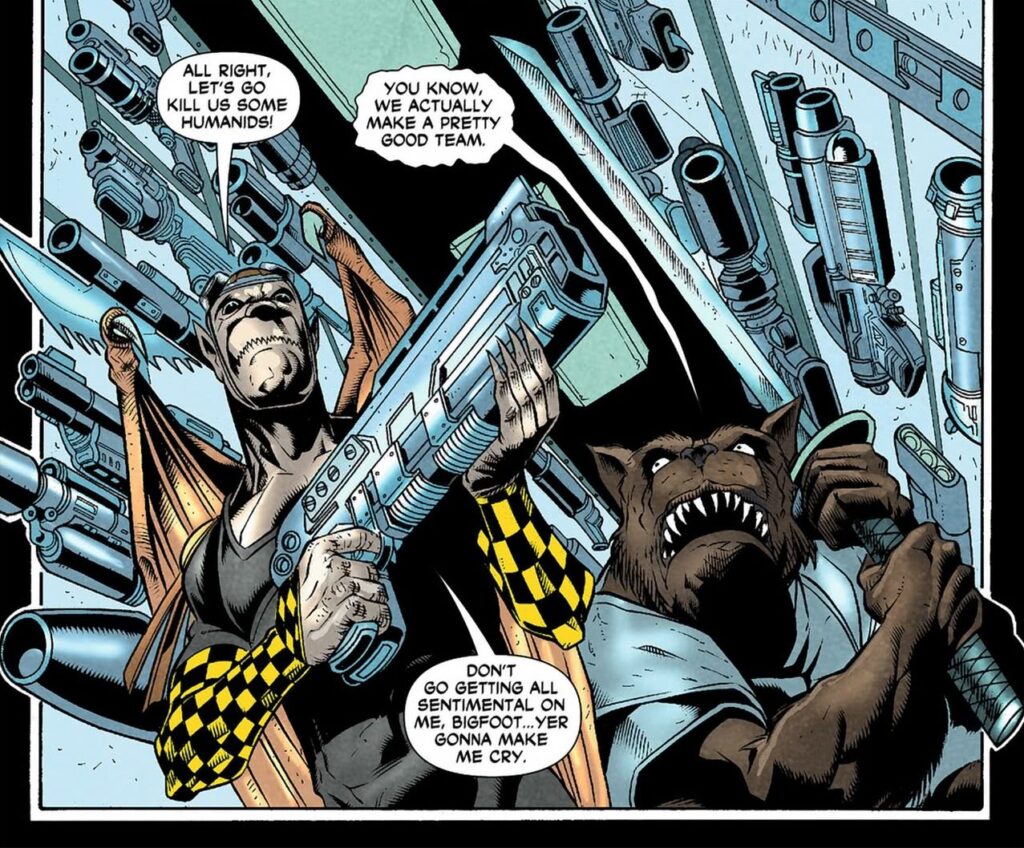 Cena dos quadrinhos da DC (Reprodução)