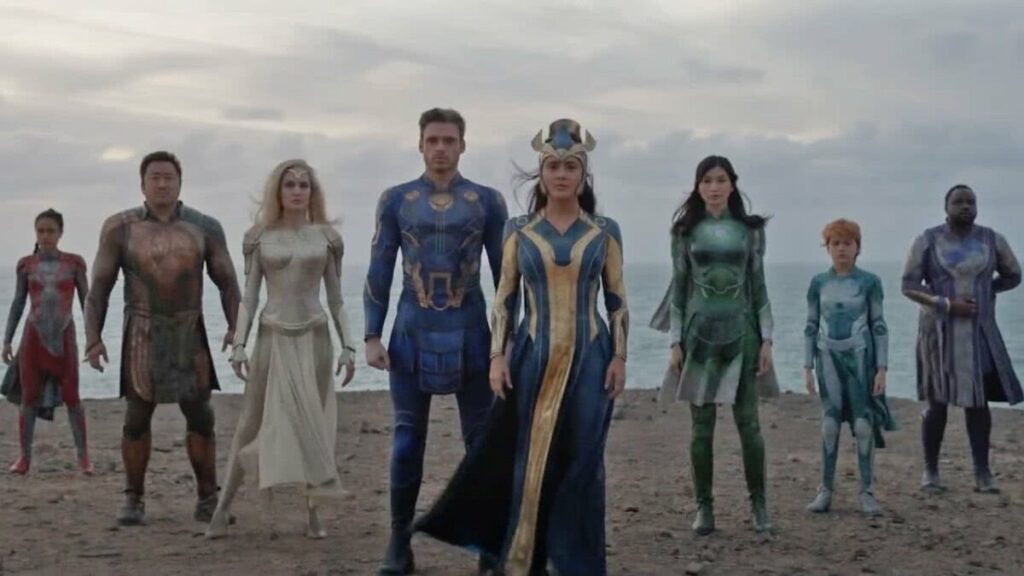 Supervisora de efeitos visuais revela maiores desafios em Eternos Elenco de Eternos (Divulgação/ Marvel)