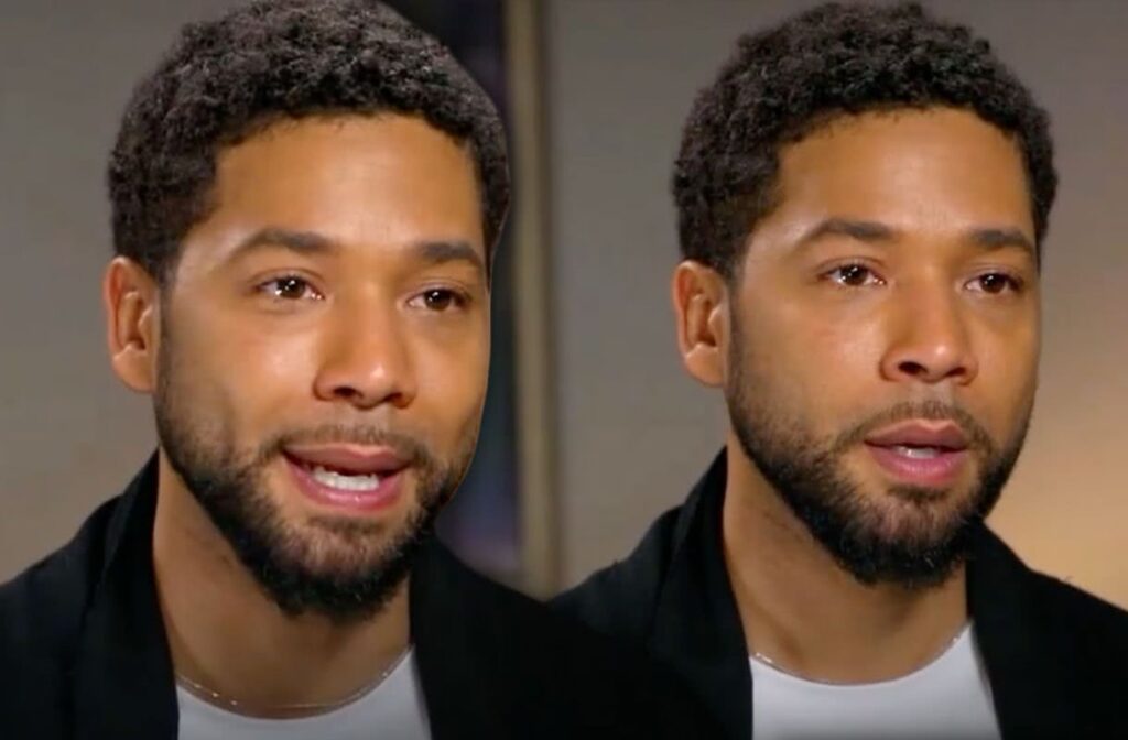 Jussie Smollett apareceu chorando em entrevista apos ser indiciado