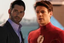 Lúcifer e The Flash (Divulgação)