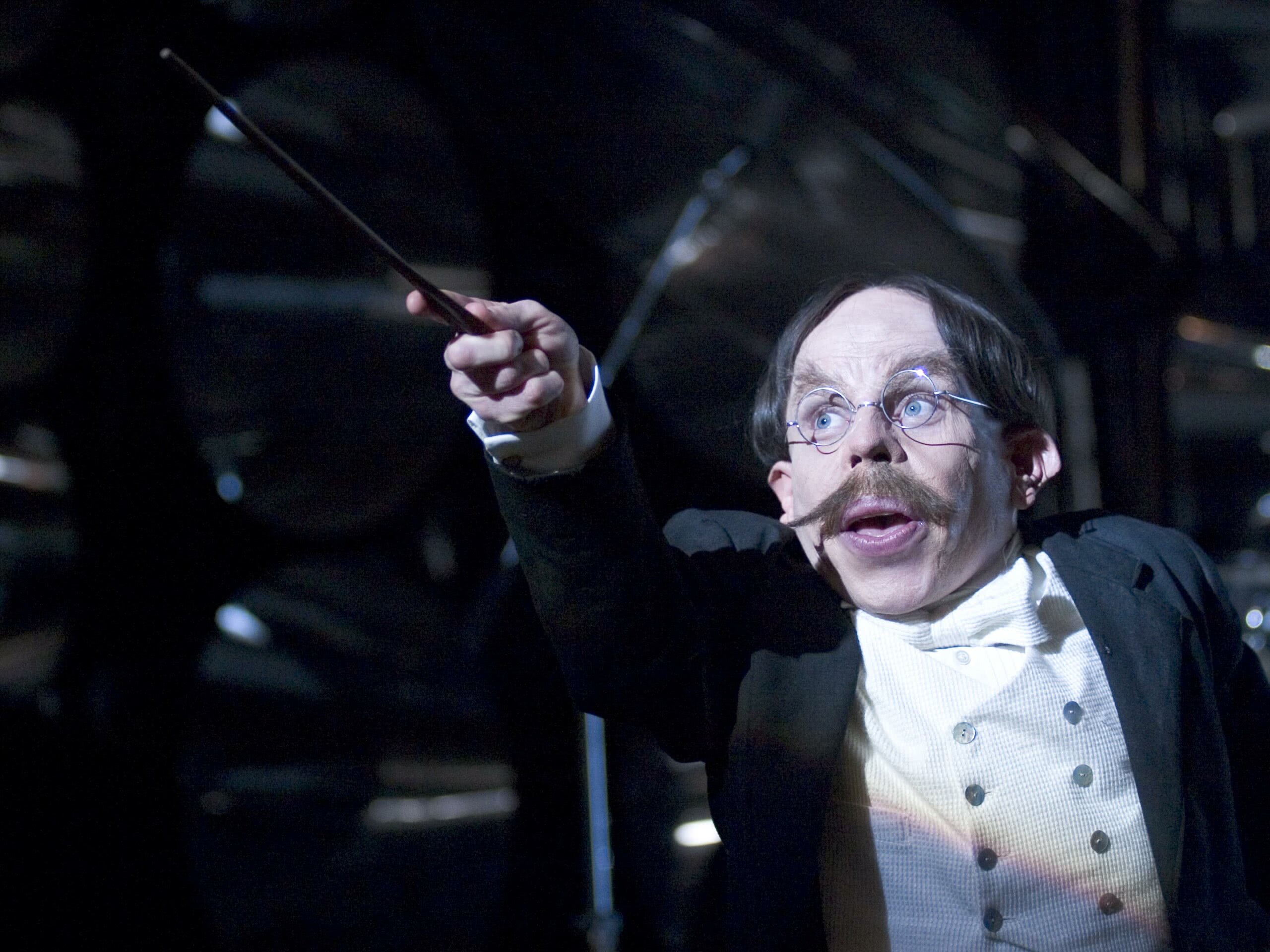 Professor Flitwick em Harry Potter (Reprodução)